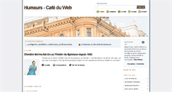 Desktop Screenshot of humeurs.cafeduweb.com