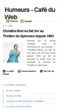 Mobile Screenshot of humeurs.cafeduweb.com