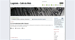 Desktop Screenshot of logiciels.cafeduweb.com