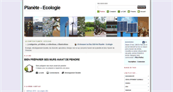 Desktop Screenshot of ecologie.cafeduweb.com